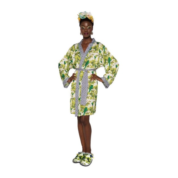 Satin Bath Robe - Picture 1 of 14